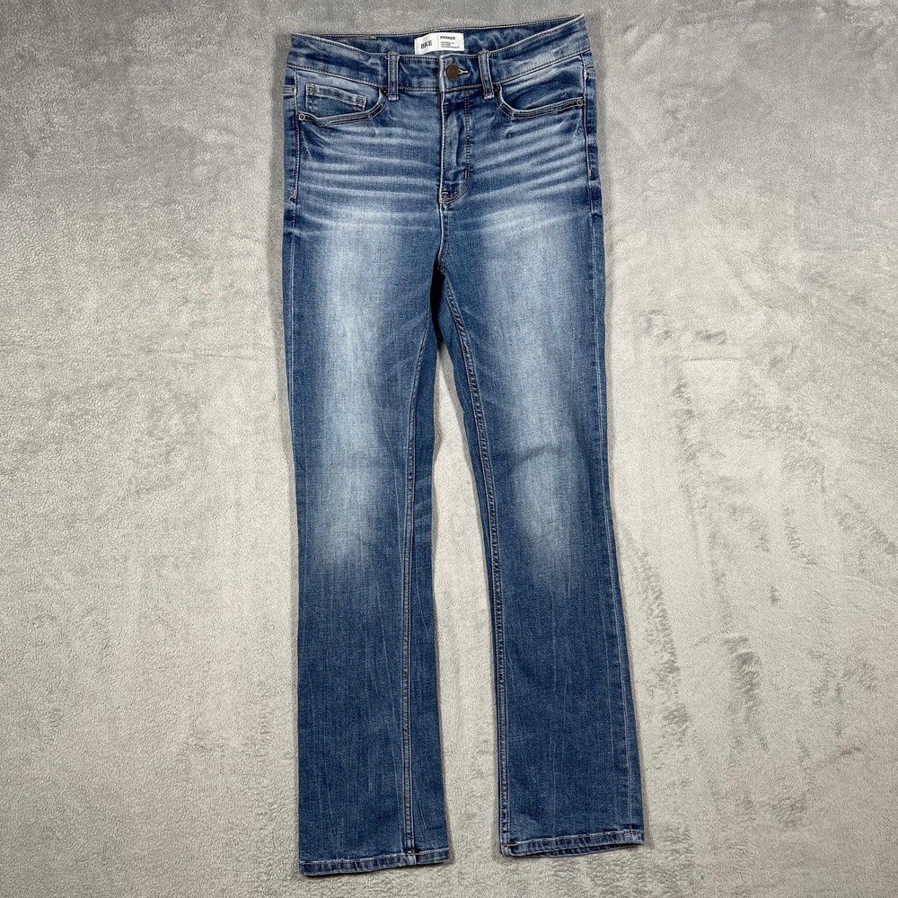 BKE Parker Jeans Men 26(27)x31.5(29) Blue Tailored Bootcut High Rise‎
